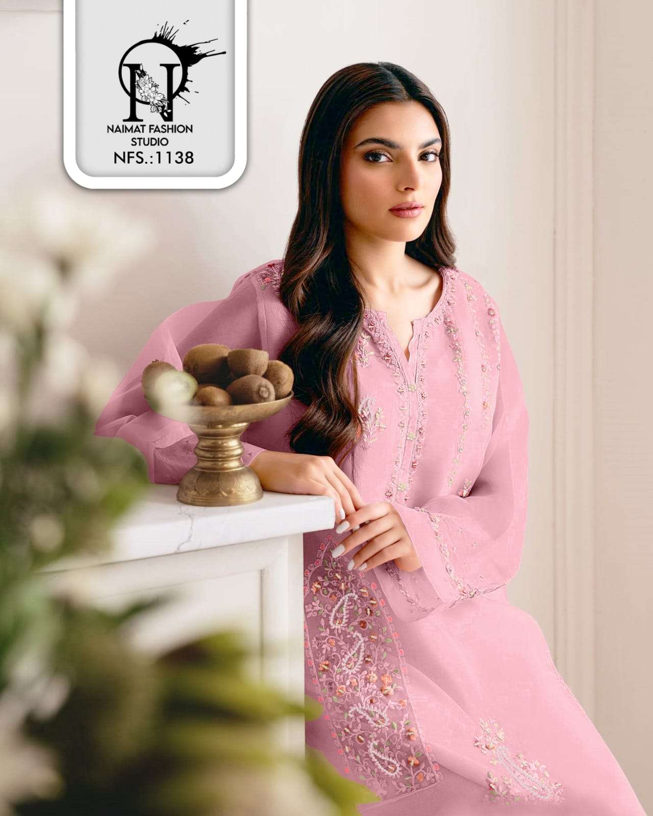  NFS  1138 Formal Classy Embroidery Collection by Naimat Fashion